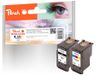 Peach PI100-483 Cartouche d'encre Multipack Compatible avec Canon PG-575XL CL-576XL Haute (XL) Capacité Noir Magenta Jaune Cyan 2 Pièces