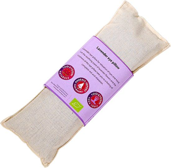 Yogi & Yogini naturals Oogkussen relax lavendel naturel 22x8 cm