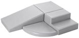 Blocs d'escalade enfants - Set de 4 - Mousse - Toboggan prolongé - Jouet à ramper