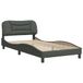 vidaXL Bedframe "Hvar" Donkergrijs Stof 100x200 cm