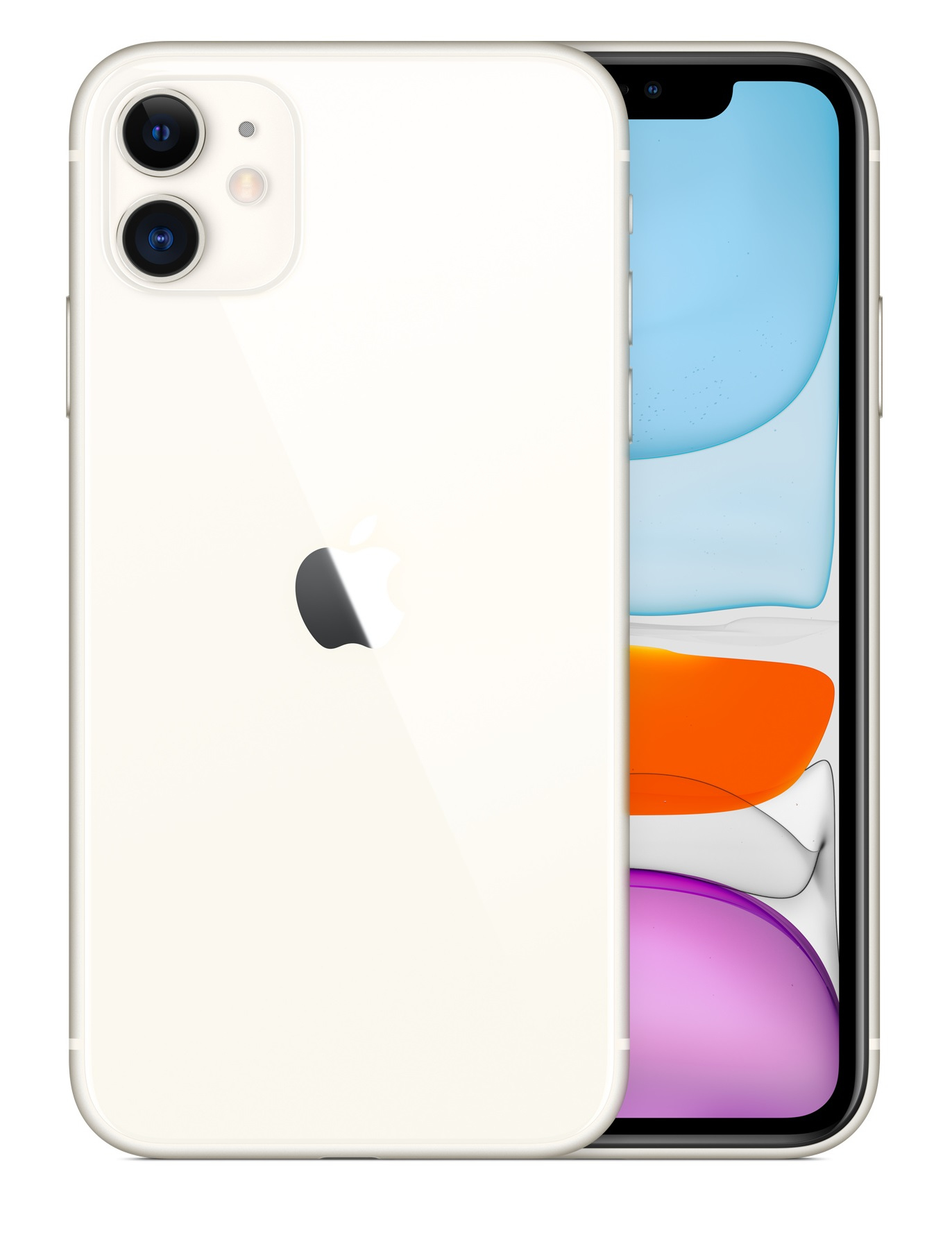 Forza Refurbished  Apple iPhone 11 128GB White - Licht gebruikt / 128 GB / 