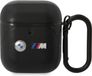 BMW M-Line Curved Line AirPods Case - Geschikt voor Apple Airpods 1 & 2 - Zwart