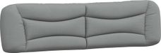 vidaXL Hoofdbordkussen - "Hvar" - 200 cm - Tissu - Gris clair