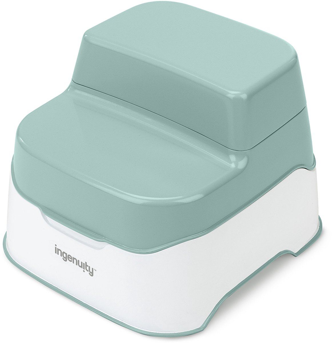 Ingenuity 3-in-1 zindelijkheidstrainingssysteem: toiletbril, zitting en dubbele treeplank, eenvoudige montage, antislip bodem, vanaf 18 maanden tot 23 kg, past op de meeste