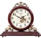 Retro horloge de cheminée en bois massif