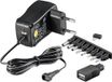 Allteq Universele adapter 3-12V - max. 300mA - 9 pluggen - 1.45 meter
