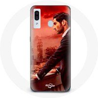Maniacase Etui voor Samsung Galaxy A30 Lucifer Morningstar seizoen 5 serie