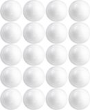 Bollen van piepschuim - 20x - D15 cm - wit - Maken van kerstballen - Hobby knutselmaterialen