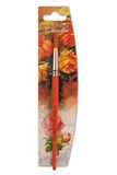 Oli Decoratiekwast, Rond, FSC-Hout, Vezel Konex Bloem, Maat 10, Oranje