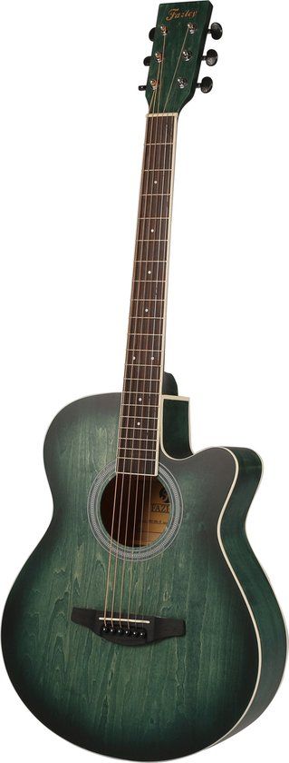 Fazley W55-COL-G ColourTune Western Gitaar - Groen