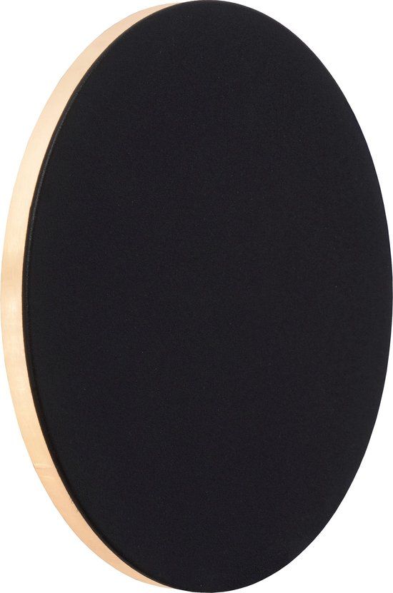 Lucide EKLYPS LED Wandlamp - Ø 15 cm - Zwart