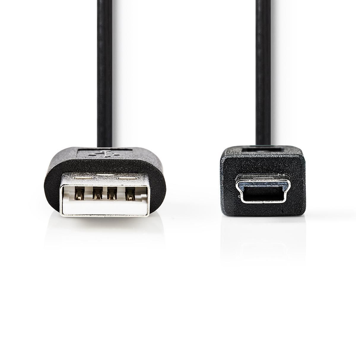 Nedis CCGT60300BK20 USB-kabel zwart 2m