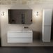 Mondiaz Aivy badmeubelset - 120x45x50cm - Talc - Rechts - Met spiegelkast