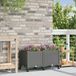 Maison Exclusive Jardinière sur roulettes, gris clair, 80 x 40 x 44 cm, en plastique PP