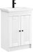 vidaXL Meuble de salle de bain blanc 78,5 x 37,5 x 81 cm Bois traité