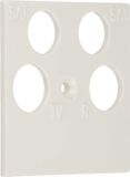 Gira 4-Weg Afdekplaat Accessoires Puur Wit - 025903