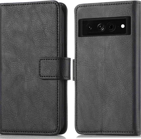 iMoshion Hoesje Google Pixel 7 Pro - Book Case - Zwart - Pasjeshouder