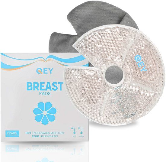 QEY® Borst kompres - Warm/Koud - Stimuleert Stuwing & Melktoevoer