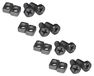 Boulons de batterie IONI, M6, jeu de 8, compatible avec scooters | Phillips, longueur de vis 12 mm, pour bornes de batterie pour motos
