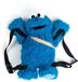 Sesame Street Cookie Monster Unisex Rugtas - blauw/zwart