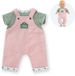 Corolle Poppenpakje 9000141700, Roze, Gestreept, Korte mouw, Polyester, Maat M, Unisex, Kinderen