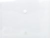 Exacompta 10x Pak van 5 Envelop tassen - PP met klittenband sluiting - A4 - Kleurloos - 56421E