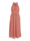 VILA Zomerjurk 'EDEE' roestrood / pastelrood