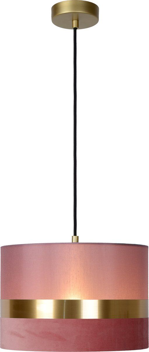 Lucide EXTRAVAGANZA TUSSE Hanglamp - Roze - Stof