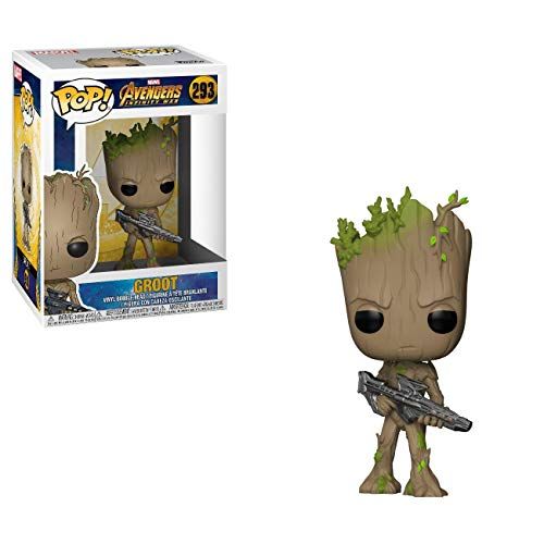 Funko POP! MARVEL: Avengers Infinity War - Teen Groot with Gun - EAN: 0605621876326