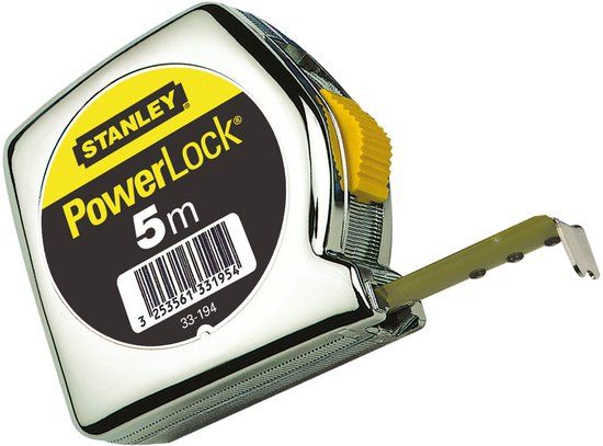 STANLEY Powerlock Rolbandmaat - 5 m - 19 mm - 0-33-194