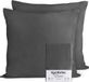 Komfortec Set van 2 Premium Jersey Kussenslopen 60x60 cm - Antraciet