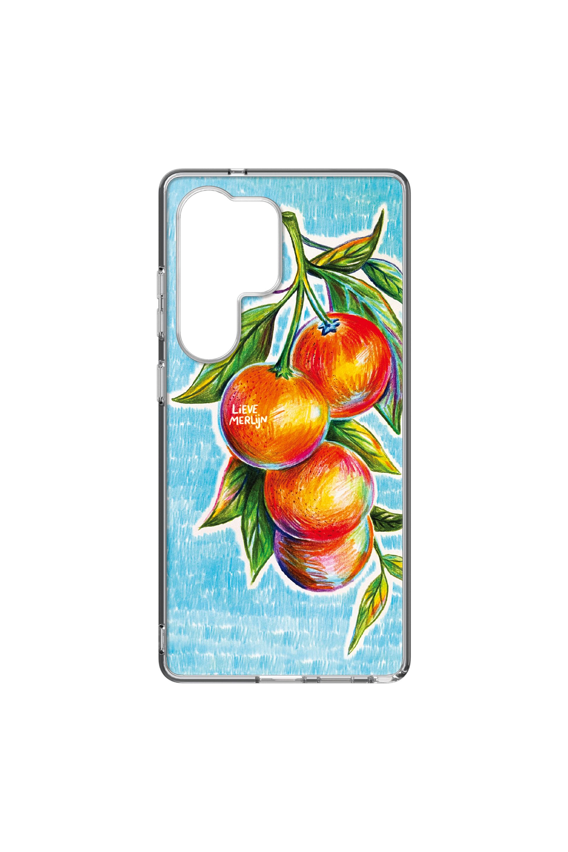 Samsung Lieve Merlijn Mandarin Hybrid Case - Samsung Galaxy S25 Ultra Hoesje - Blauw