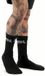 Lonsdale Gilbert Uniseks Sportsokken, Set van 6, Zwart/Wit, Maat 39-42