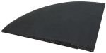 IVOL Hoekstuk rubber rand sportvloer - 50x50 cm - 20 mm dik - Noir