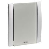 Grothe Croma 43170 Elektronica-gong deurbel (100 A, max. 86 dB, 17 melodieën) zilver-grijs