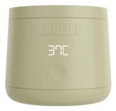 LIINI 4.0 Pro flessenwarmer met accu, 75 W, olijf, IP66 stof- en straalwaterdicht, 4 standen, 37/40/45/50 °C, accu 15.000 mAh, onderweg en thuis, USB-C aluminium kabel 150 cm, BPA-vrij, CE/RoHS
