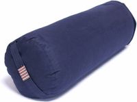 Yogi & Yogini Bolster donkerblauw rond 60x20 cm
