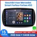 Awesafe Autoradio - Geschikt Voor Smart Forfour Fortwo 453 2015 t/m 2022 - Apple Carplay & Android Auto (Draadloos) - Android 15.0 - Ram 2GB + Rom 64GB - Radio Scherm - GPS Navigatiesysteem - Bluetooth & Wifi