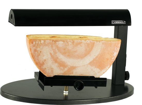 Casselin® Zwitsers Raclette Toestel - Half Wiel - Zwart - 10 Personen - 600W
