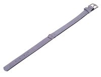 Nobby Halsband "VELOURS" grijs (Plume); 37 cm (30-35 cm); 17/19 mm