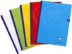 Clairefontaine 349341C Mimesys Gebrocheerd schrift - 24x32 cm - 24 Blad geruit Séyès - Wit papier 90 g - Polypro omslag - Geel