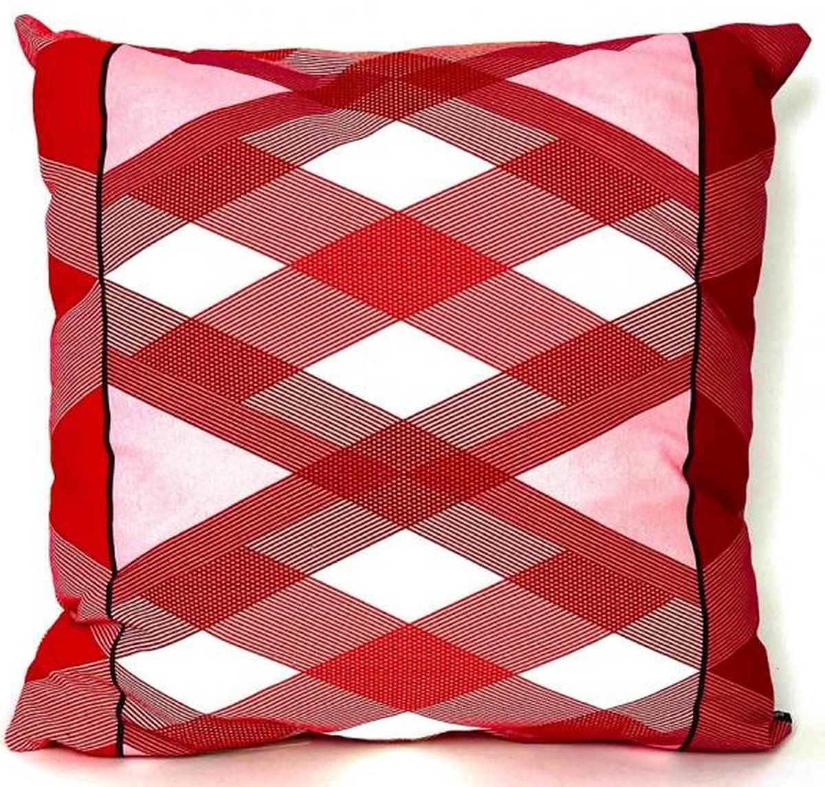 Madison Odda Sierkussen - 45x45 cm - Rood - Katoen