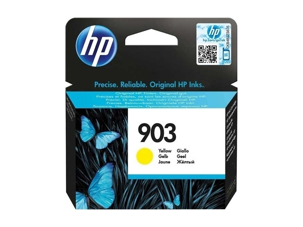HP 903 Yellow Ink Cartridge geel