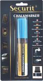 Securit® Original krijtstift met blokpunt in blauw