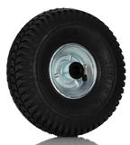 RS PRO Rolwagenrol zwart, mat rubber, pneumatiek, 200 kg, schokdempend Ø 260 mm, B. 85 mm