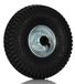 RS PRO Rolwagenrol zwart, mat rubber, pneumatiek, 200 kg, schokdempend Ø 260 mm, B. 85 mm