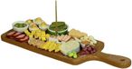 HD Collection Glazen Kerstornament Hanger - Hollandse Borrelplank met Kaas, Worst, Augurk & Gevuld Eitje