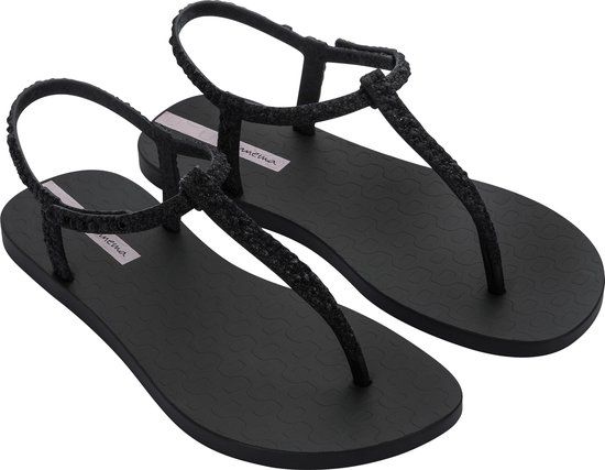 Ipanema Class Brilha Teenslippers Dames - Zwart - Maat 41/42 - Glitter - Lente/Zomer 2024