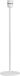 PR Home Pied de lampe & Support 45 cm E27 Blanc mat
