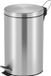 Vepa Bins V-part Afvalbak pedaalemmer RVS mat rond 12 liter - 2 stuks